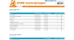 Desktop Screenshot of inschrijvingen.knrb.nl